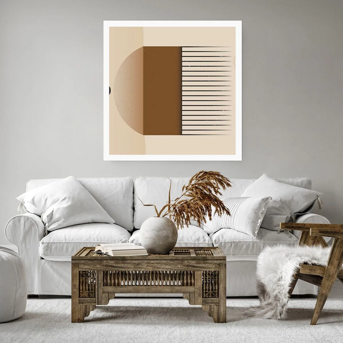 Poster - verschillende staten - 40x40 cm