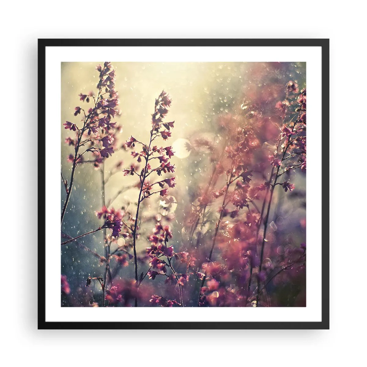 Poster in een zwarte lijst - Geheime Tuin - 60x60 cm