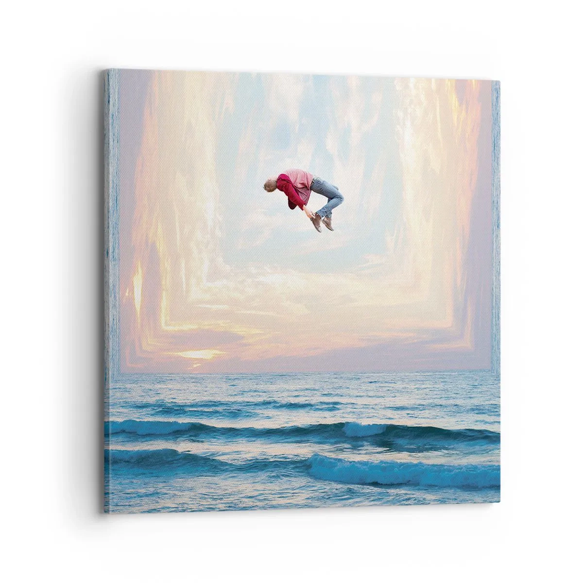 Schilderen op canvas - Naar een andere dimensie - 70x70 cm