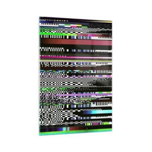 Schilderen op glas - Het controlebeeld van de werkelijkheid - 70x100 cm