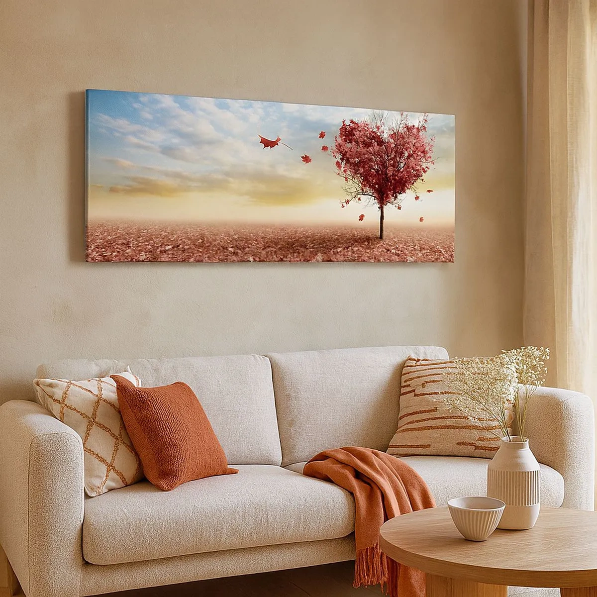 Schilderen op canvas - Word ook verliefd - 100x40 cm