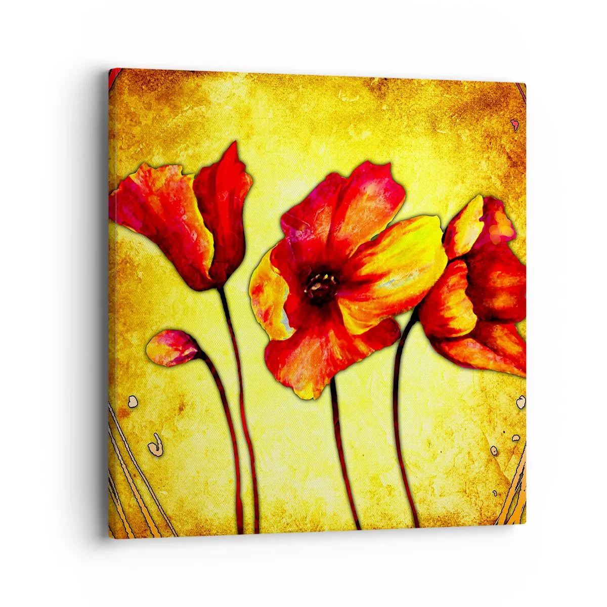 Schilderen op canvas - In Art Nouveau-decoraties - 40x40 cm