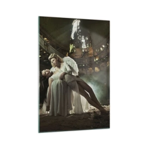 Schilderen op glas - De geest van het oude theater - 70x100 cm