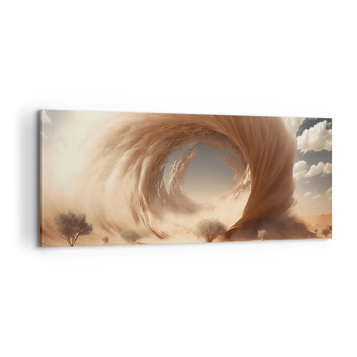 Schilderen op canvas - Open portaal - 100x40 cm