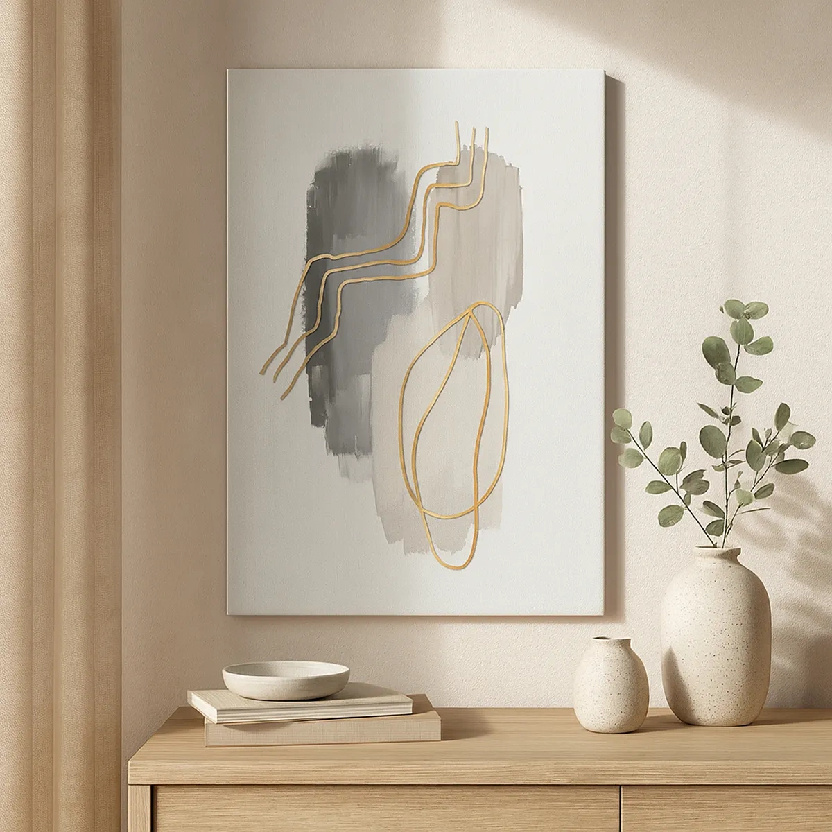 Schilderen op canvas - Duur en beweging - 50x70 cm