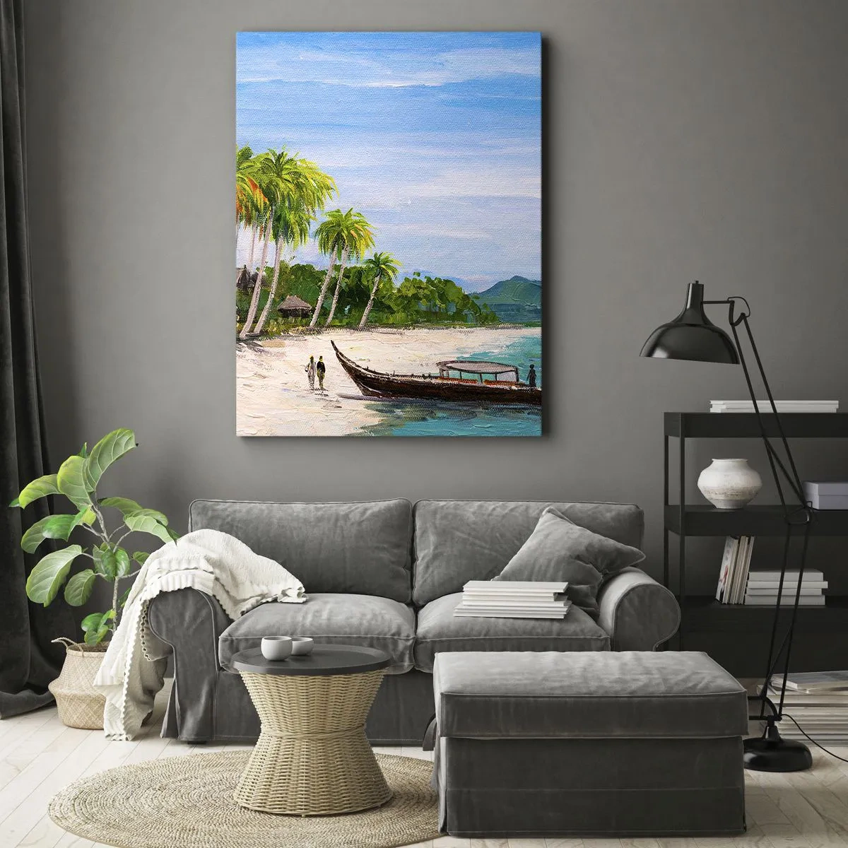 Schilderen op canvas - Een exotische droom - 50x70 cm