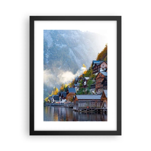 Poster in een zwarte lijst - Alpine sfeer - 30x40 cm