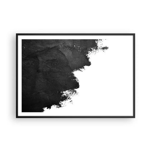 Poster in een zwarte lijst - Elementen: aarde - 100x70 cm