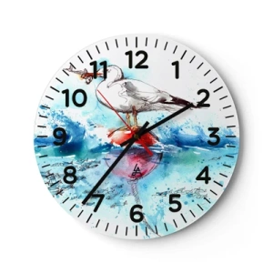 Wandklok - Klok - Succesvolle vangst - 40x40 cm