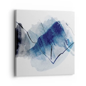 Schilderen op canvas - Ijsberg - 30x30 cm