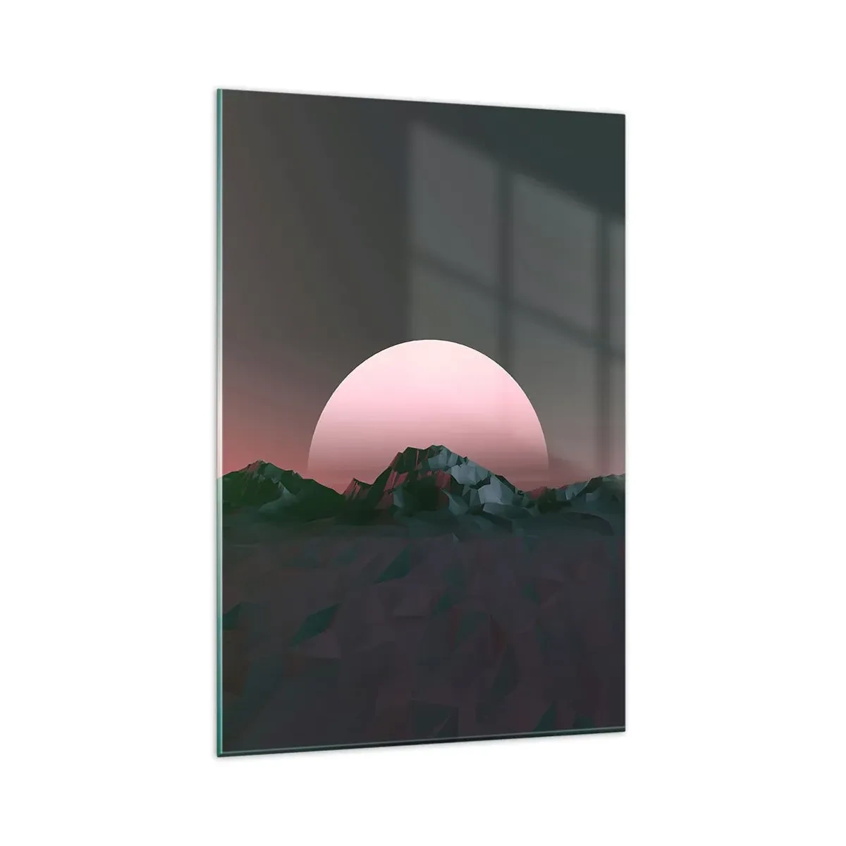 Schilderen op glas - In een naburig sterrenstelsel - 80x120 cm
