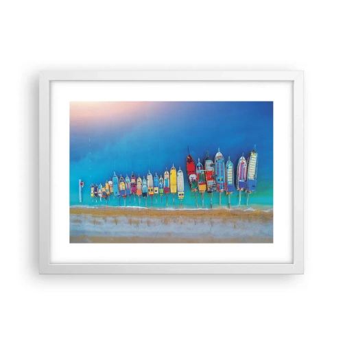 Poster in een witte lijst - Vanuit vogelperspectief - 40x30 cm