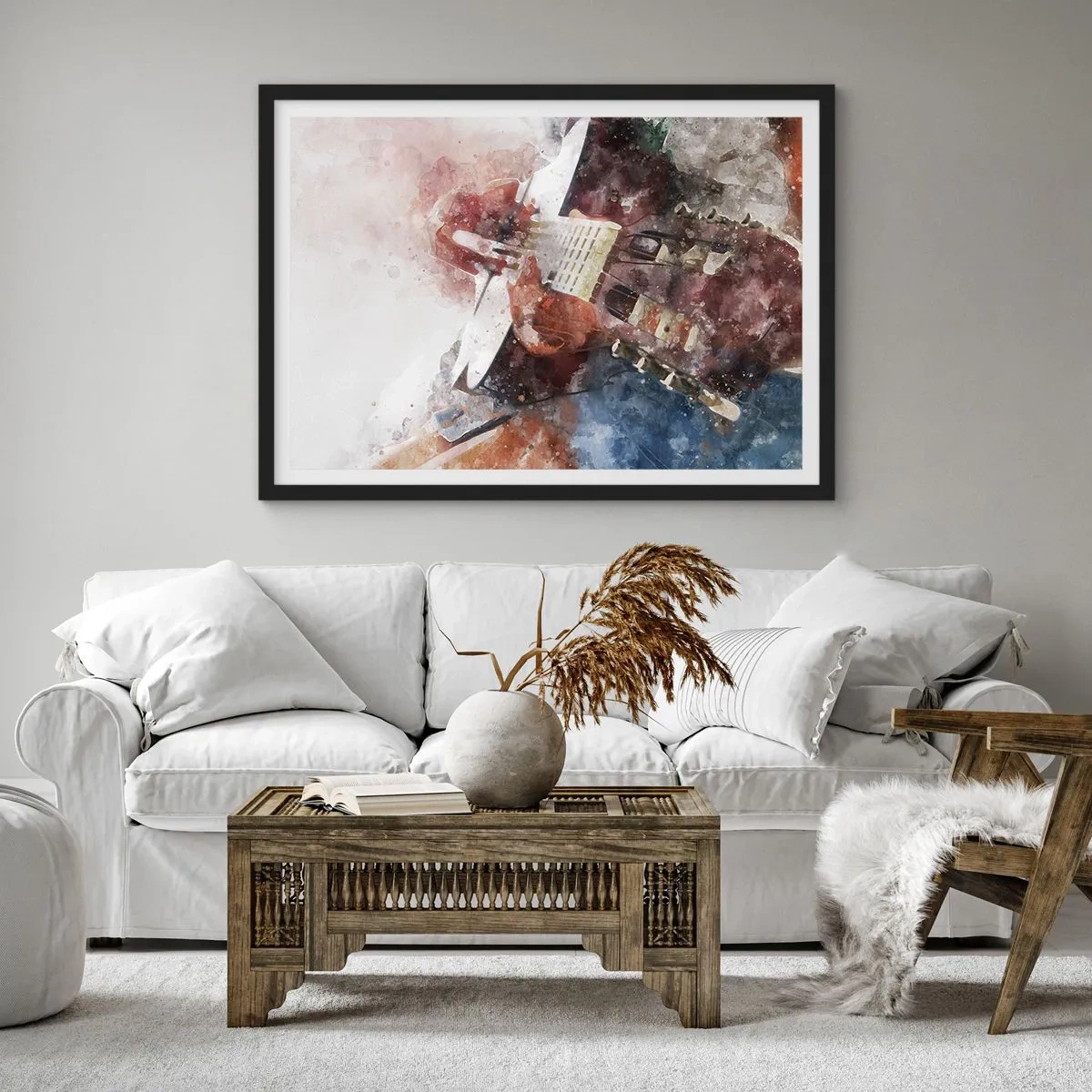 Poster in een zwarte lijst - En wat vind je ervan? - 40x30 cm