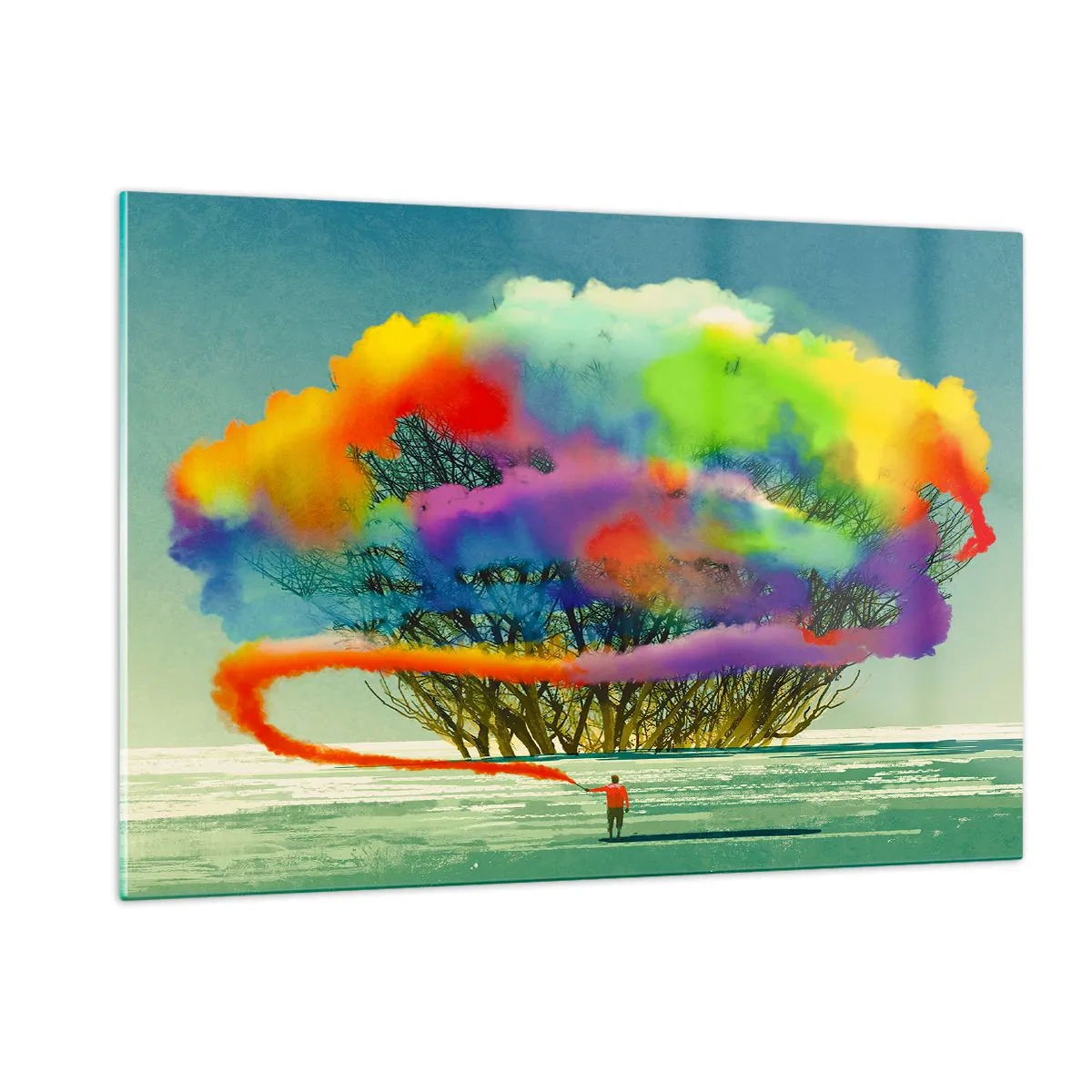 Schilderen op glas - Breng deze wereld tot leven - 120x80 cm