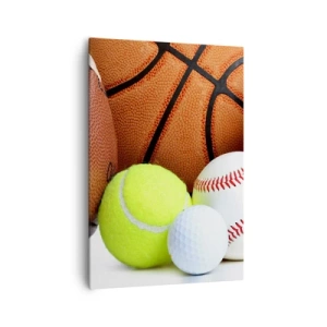 Schilderen op canvas - Voetbal verbindt ons! - 70x100 cm