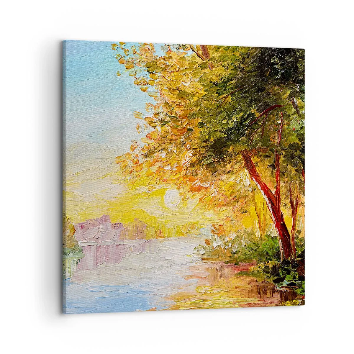 Schilderen op canvas - Et in Arcadia ego - 50x50 cm