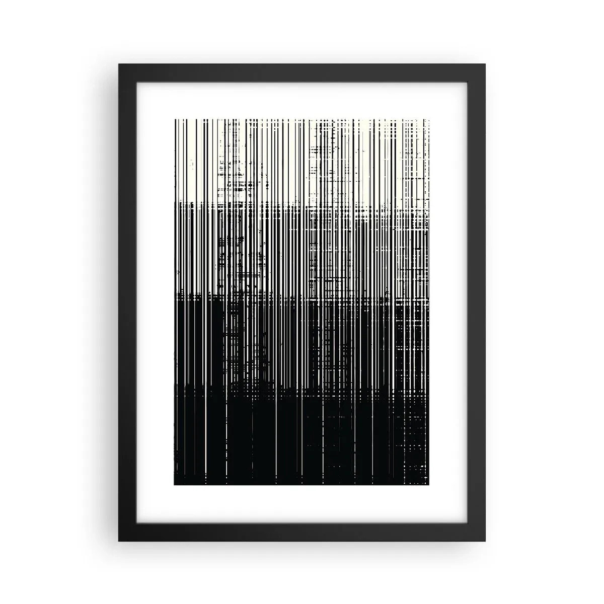 Poster in een zwarte lijst - Golven en vibraties - 30x40 cm