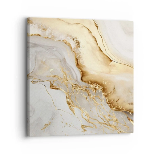 Schilderen op canvas - Abstractie: schoonheid en goedheid - 30x30 cm