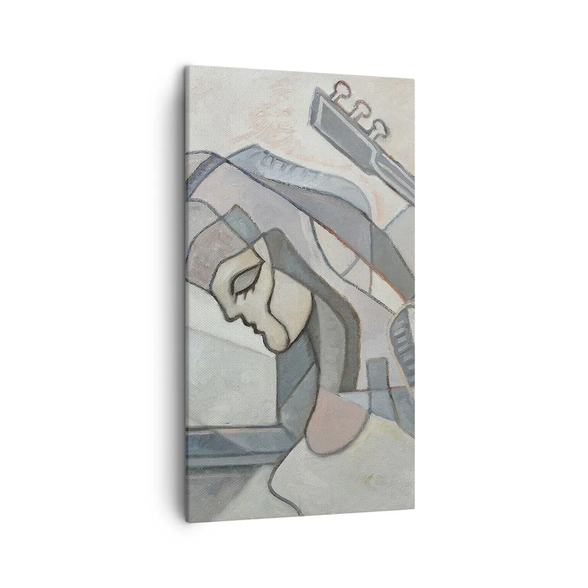 Schilderen op canvas - In de kracht van muziek - 45x80 cm