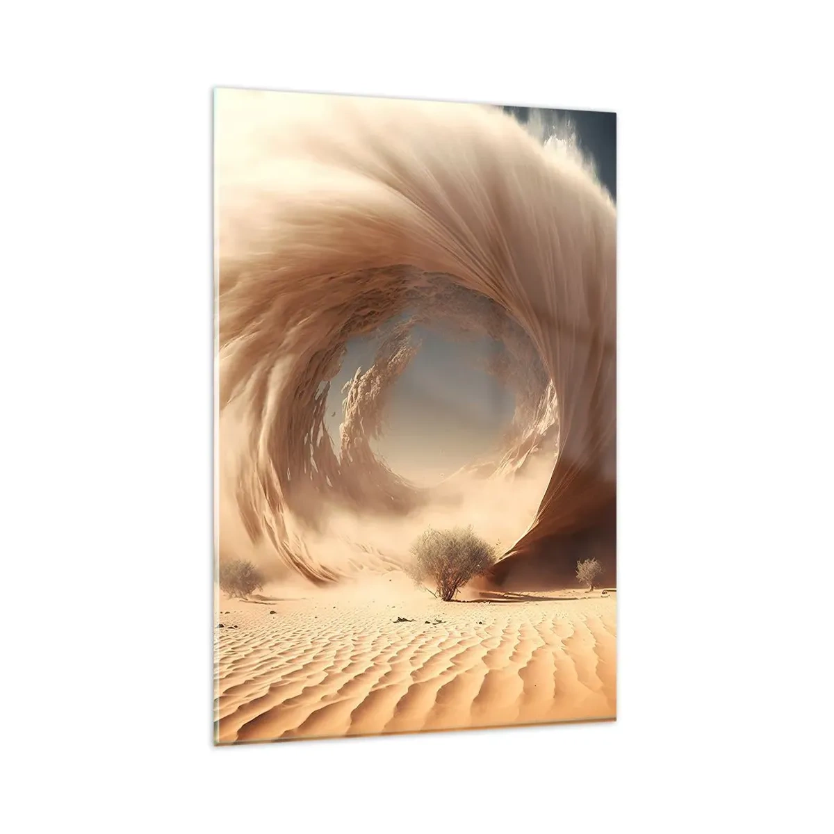 Schilderen op glas - Open portaal - 80x120 cm