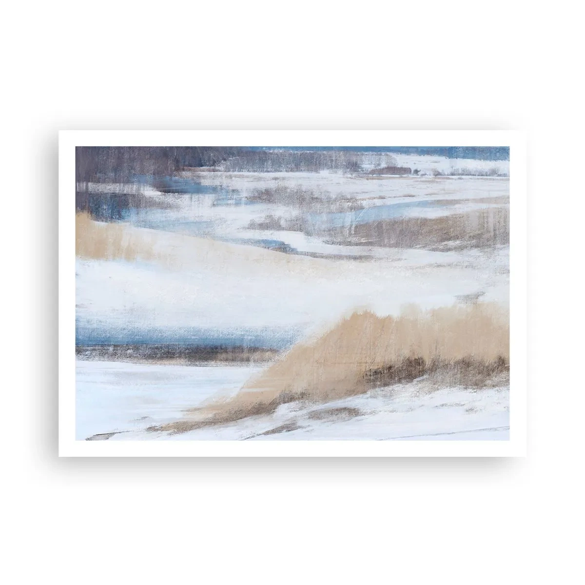 Poster - Winterse compositie - 100x70 cm
