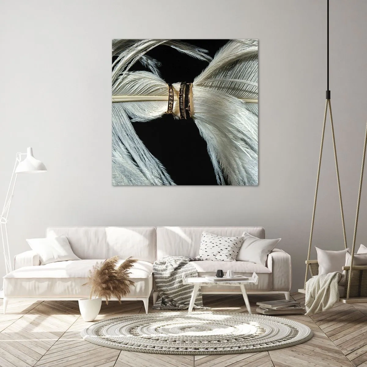 Schilderen op canvas - ... en ik zal je niet verlaten ... - 60x60 cm