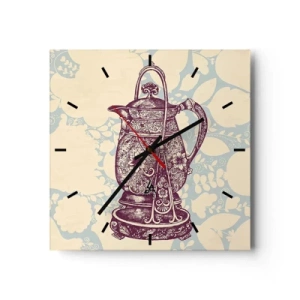 Wandklok - Klok - De schoonheid van het dagelijks leven - 40x40 cm