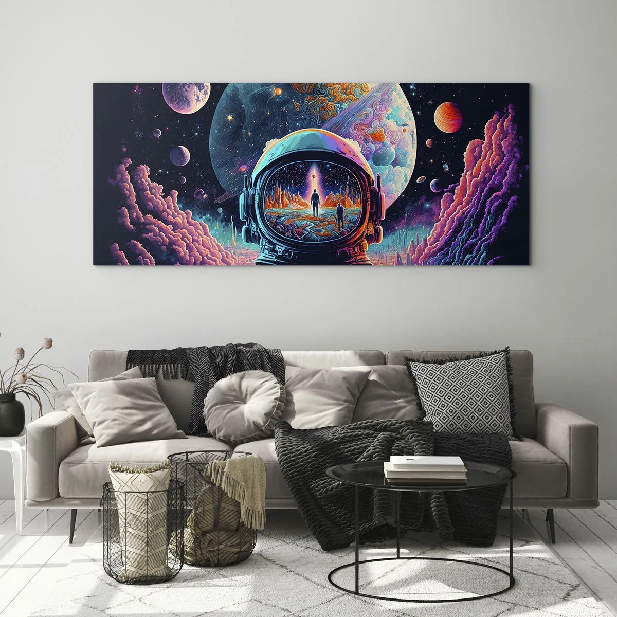 Schilderen op glas - Filosofen hebben er niet van gedroomd - 100x40 cm