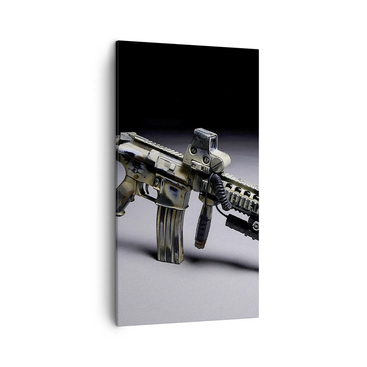 Schilderen op canvas - Altijd dreigend - 45x80 cm