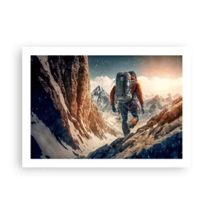 Poster - Eenzame strijder - 70x50 cm