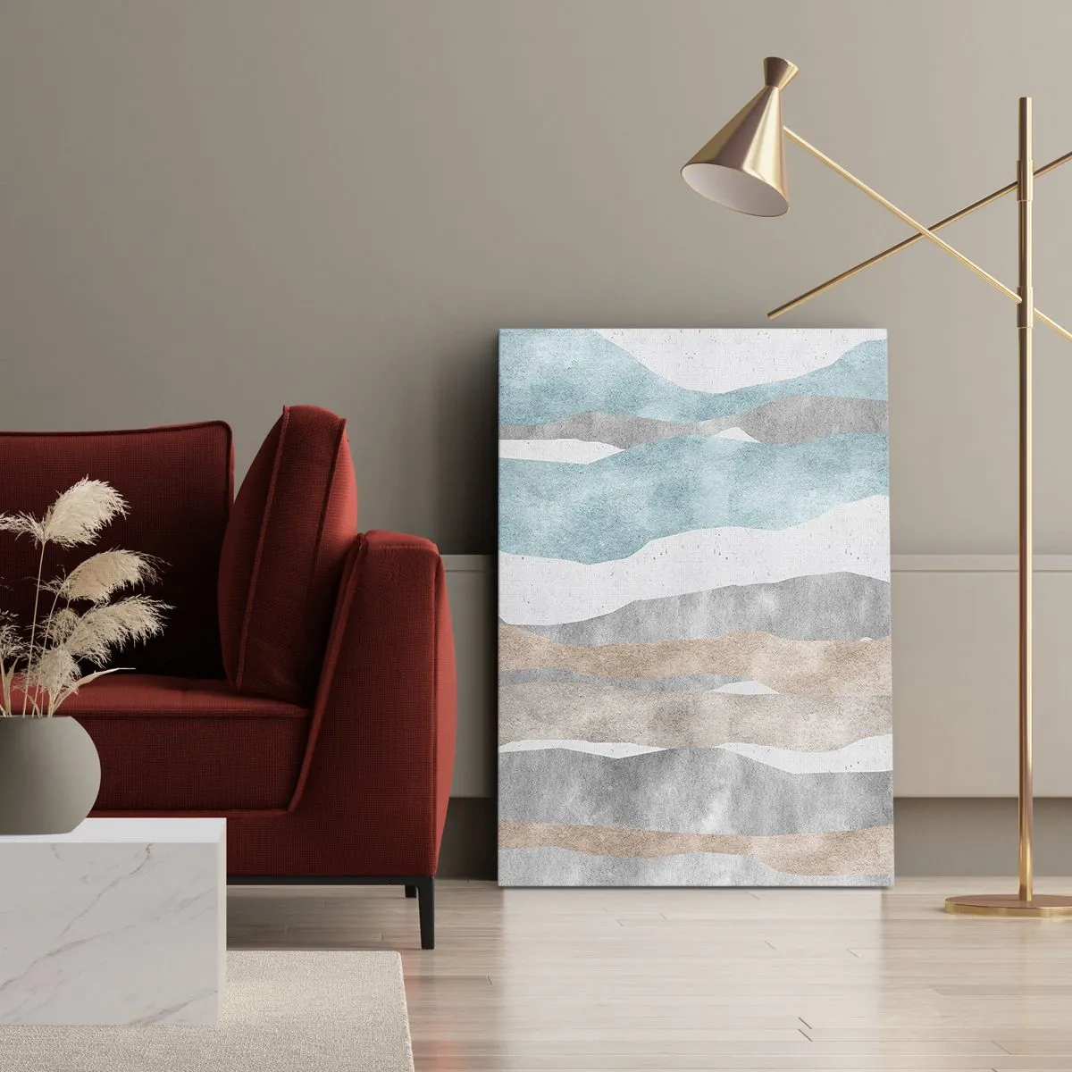 Schilderen op canvas - Een studie van nabijheid - 50x70 cm