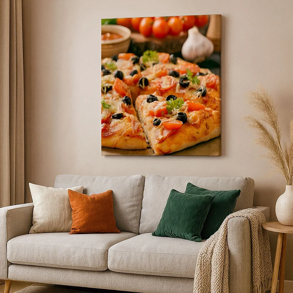 Schilderen op canvas - Je bent er weer mee weggekomen - 30x30 cm