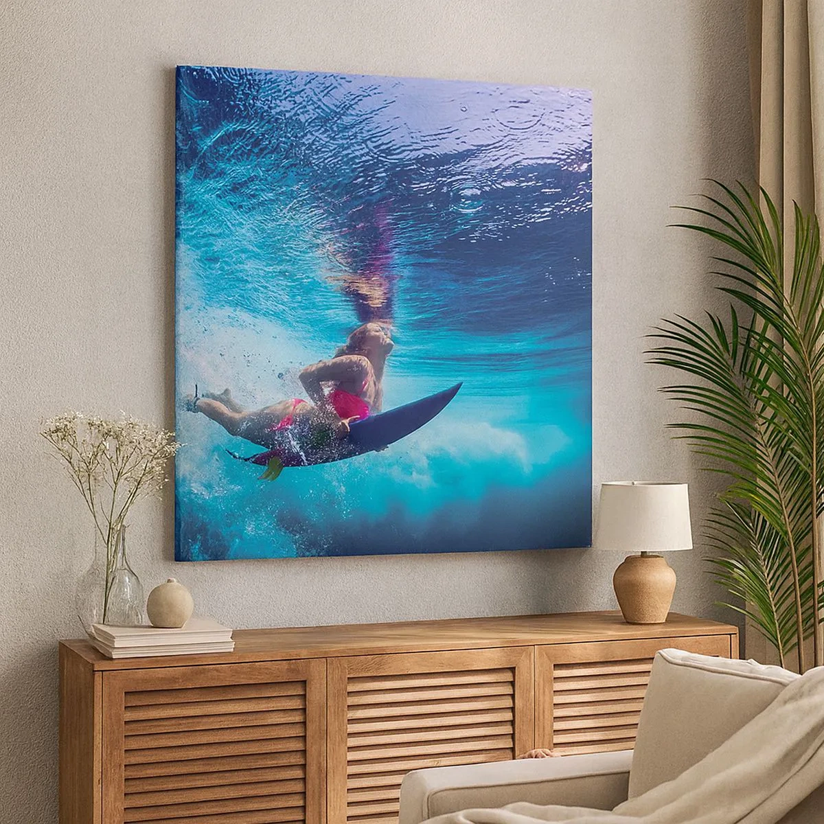 Schilderen op canvas - De diepte van vreugde - 30x30 cm