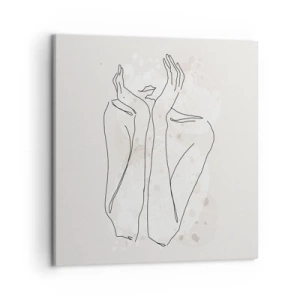 Schilderen op canvas - Een dromerig moment - 50x50 cm