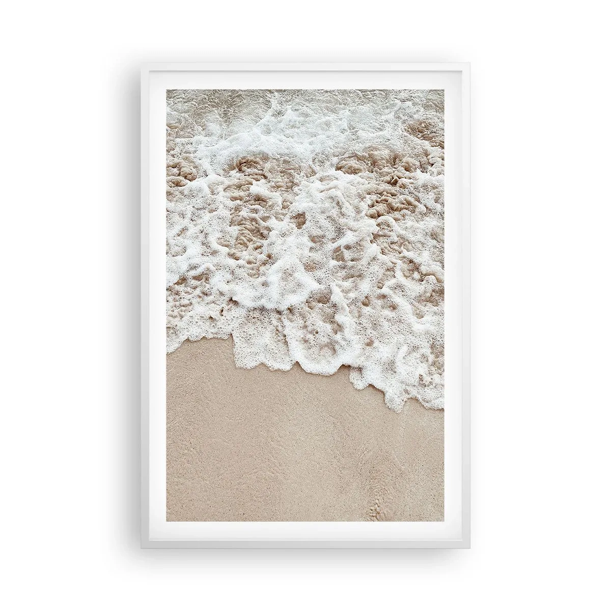 Poster in een witte lijst - Ben zo terug - 61x91 cm