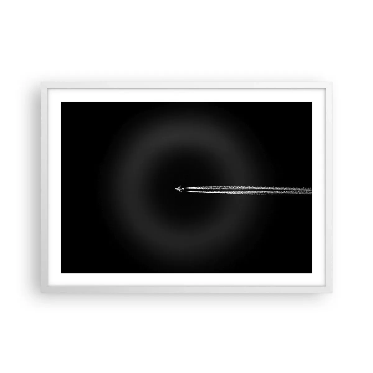 Poster in een witte lijst - Naar een andere dimensie - 70x50 cm