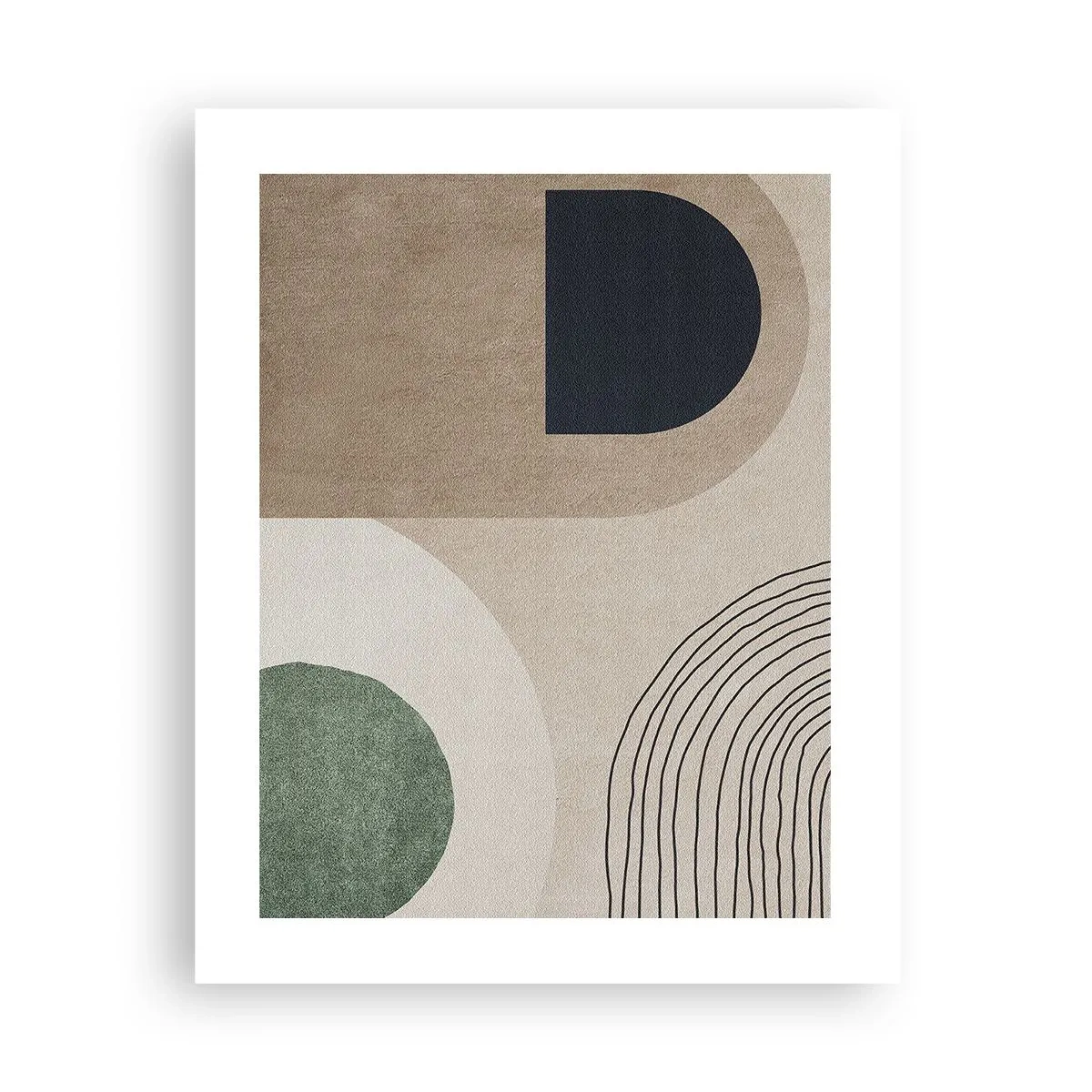 Poster - De zachtheid van het ovaal - 40x50 cm