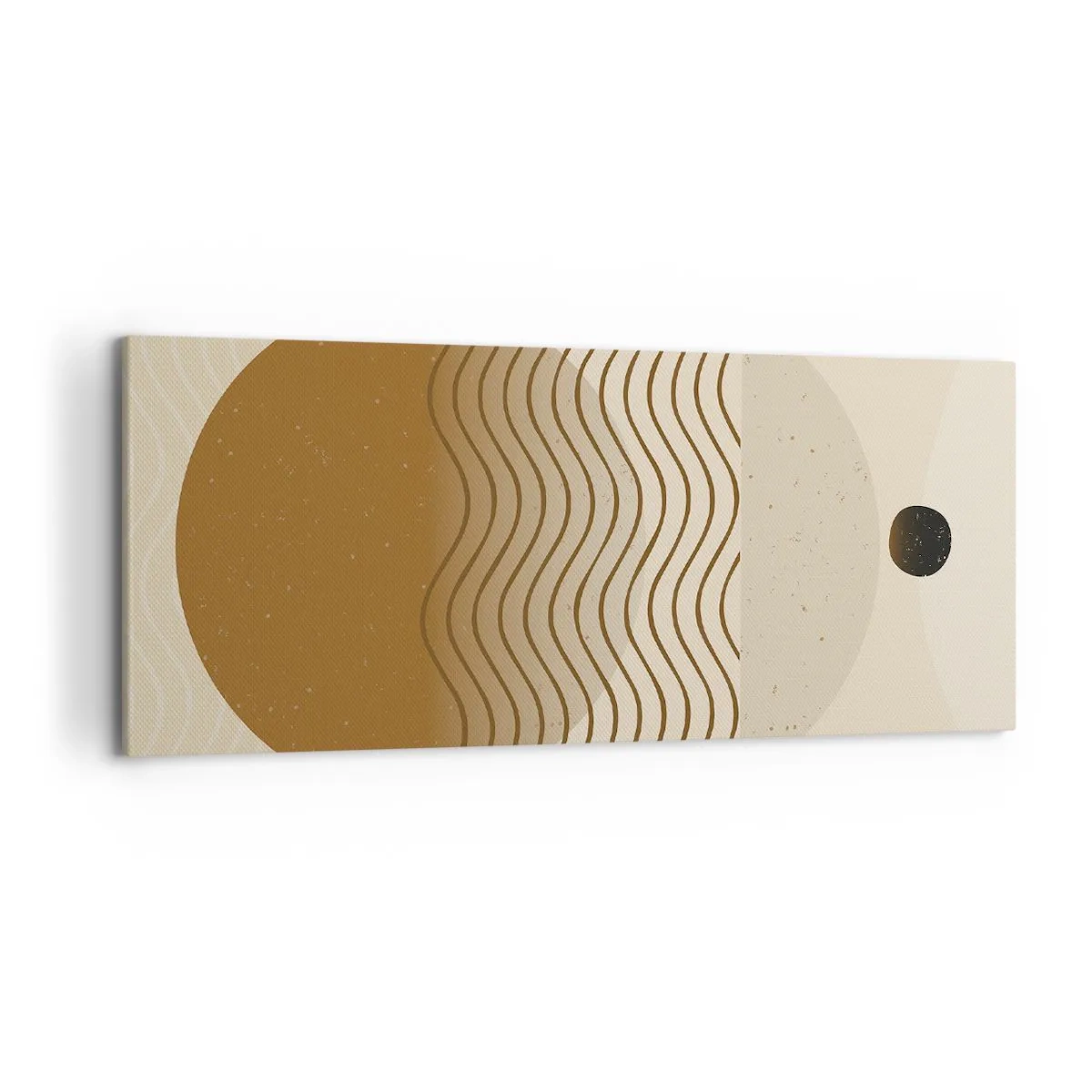 Schilderen op canvas - Over de oorsprong van geometrische figuren - 120x50 cm