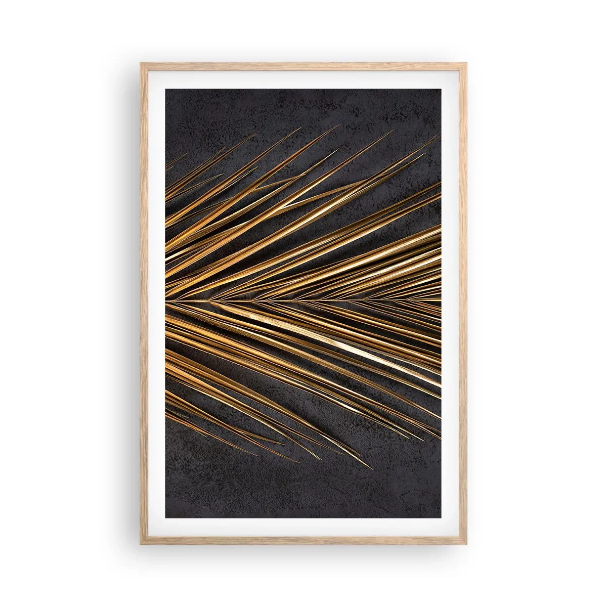 Een poster in een licht eiken lijst - Het goud van de tropen - 61x91 cm