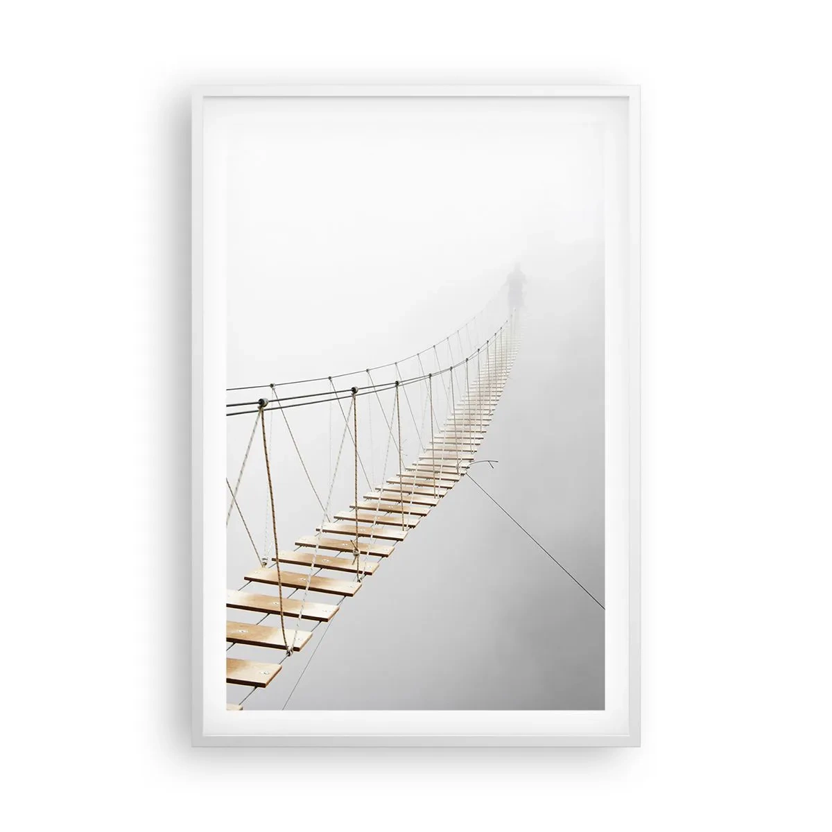 Poster in een witte lijst - Waar zal het je brengen? - 61x91 cm