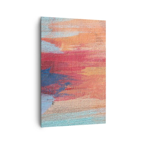 Schilderen op canvas - Ren door de regenboog - 80x120 cm