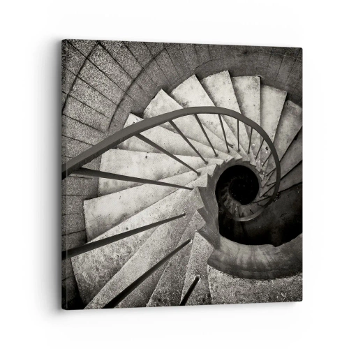 Schilderen op canvas - De trap op, de trap af - 30x30 cm
