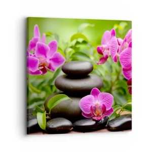 Schilderen op canvas - De piramide van vrede - 30x30 cm