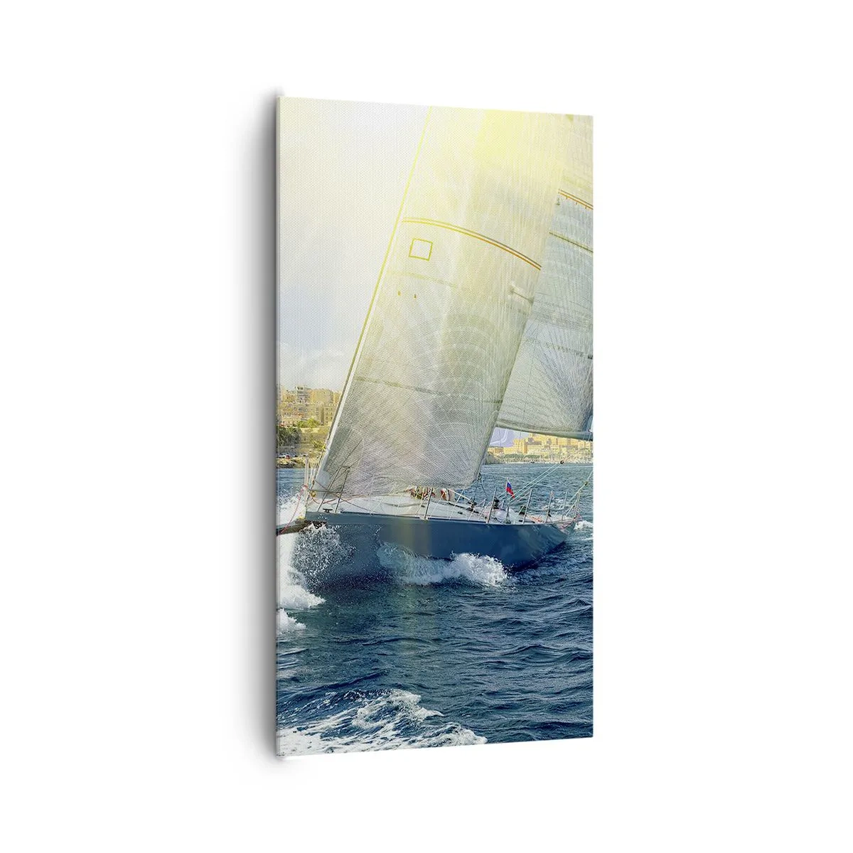 Schilderen op canvas - Het is tijd om de stad te verlaten - 65x120 cm