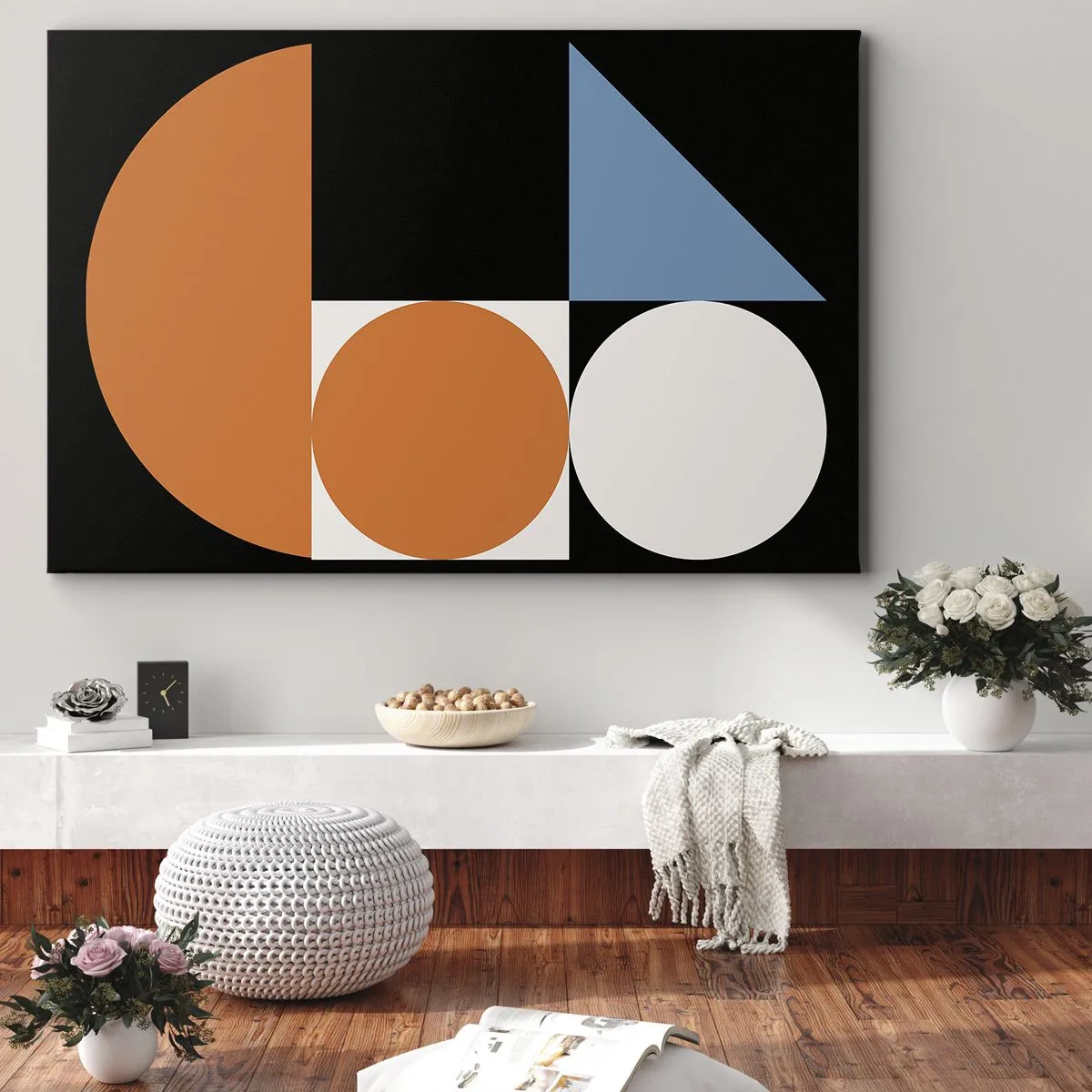 Schilderen op canvas - Dacht lay-out - 100x70 cm
