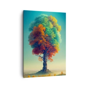 Schilderen op canvas - Eik – de vader van de natuur - 50x70 cm