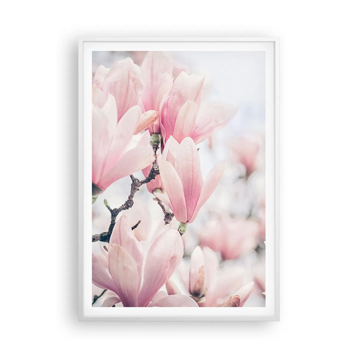 Poster in een witte lijst - Het ideaal van subtiliteit - 70x100 cm
