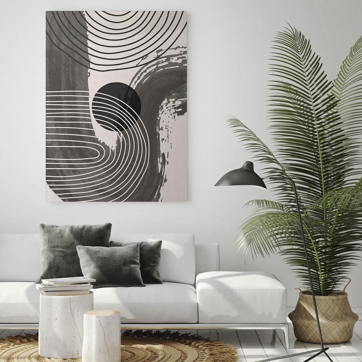Schilderen op glas - Het ovaal wint - 50x70 cm