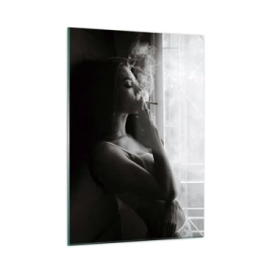 Schilderen op glas - Een sensueel moment - 50x70 cm