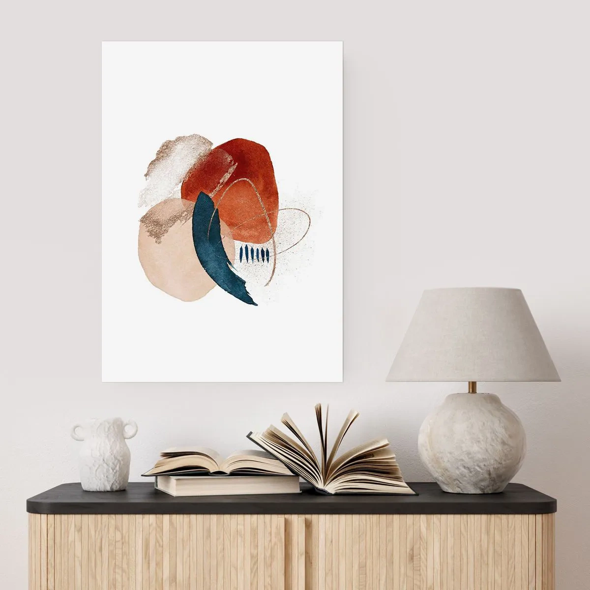 Poster - Ovale compositie - 70x100 cm